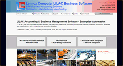 Desktop Screenshot of lennox.com.au