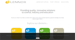 Desktop Screenshot of lennox.ie