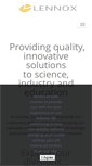 Mobile Screenshot of lennox.ie
